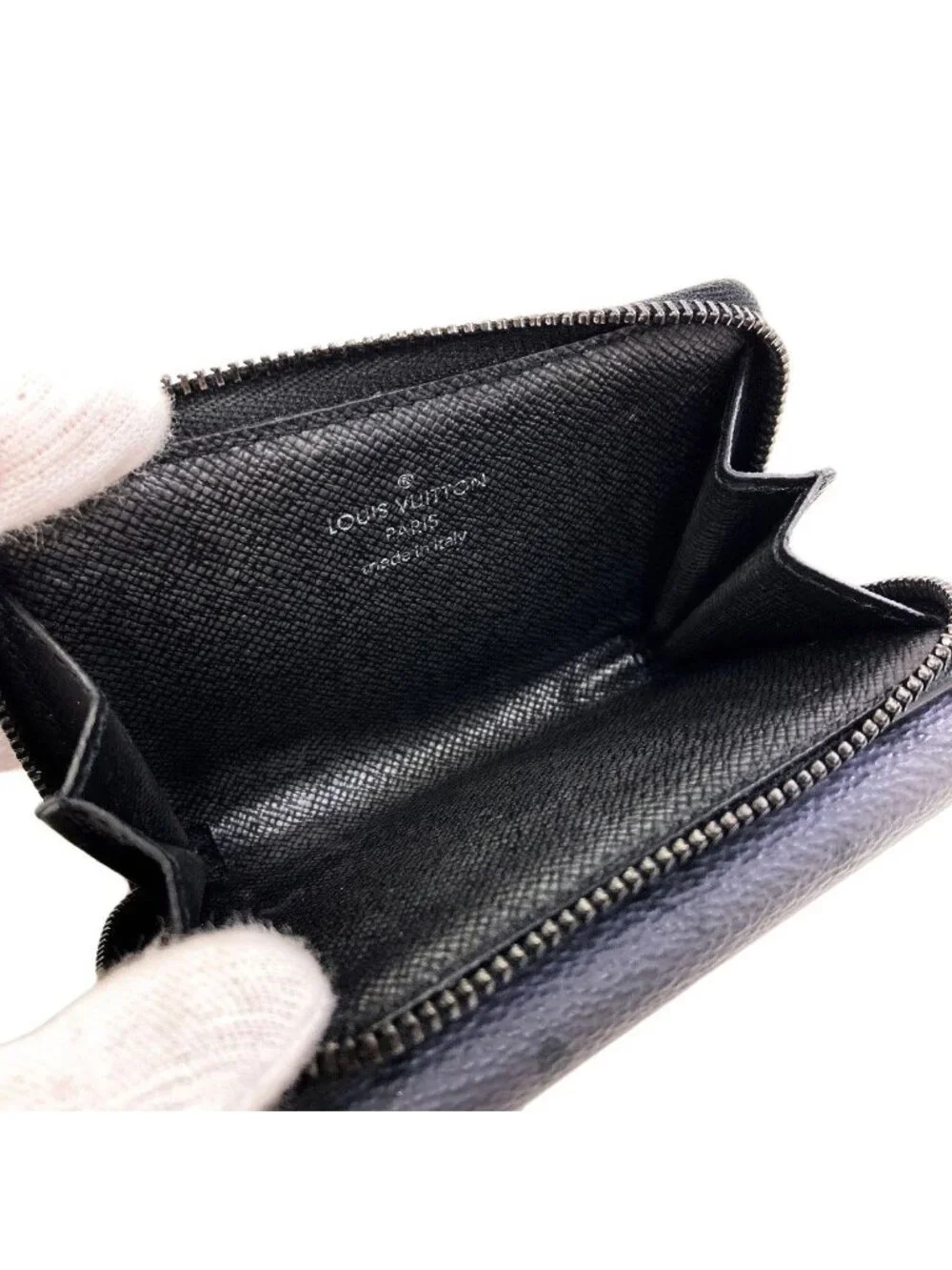 Louis Vuitton Zippy Organizer Coin Purse Monogram Eclipse